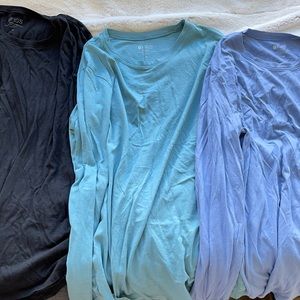 FIGS SUPERSOFT LONG-SLEEVE UNDERWEAR THREE SHIRTS